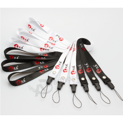 Öko-FreundLiches 100% PoLyester-TeLefonLanyard druckte für vip