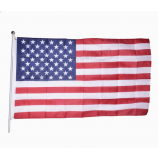 Factory price custom polyester national flag American flag