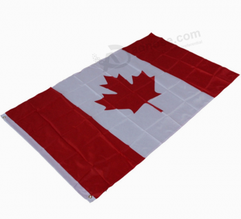 Bandeira do país do mundo da bandeira de Canadá do poEuiéster por atacado