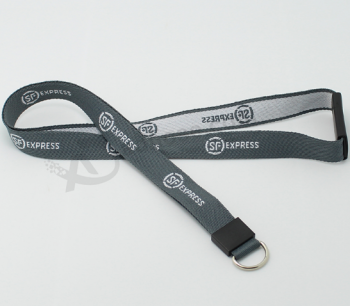 Custom personalized woven lanyards with key ring