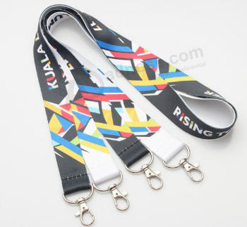 Widely used sublimation printed lanyard with your logo