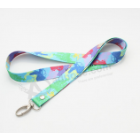 Printed work ID holder nylon neck lanyard for sale