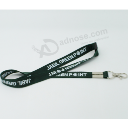 Custom fabric texitle polyester woven lanyards wholesale