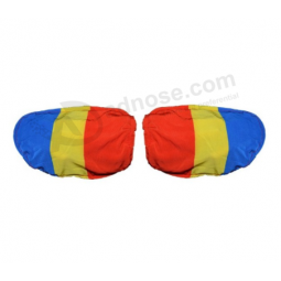 High Quality Polyester Car Wing Mirror Cover Flags with high quality and any size