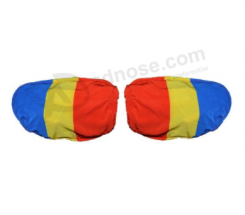 High Quality Polyester Car Wing Mirror Cover Flags with high quality and any size