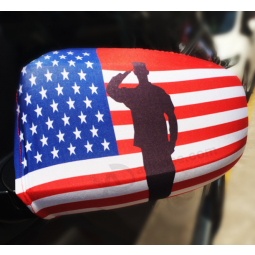 Car Wing Mirror Cover USA flag Cover Cheap Wholesale with high quality and any size