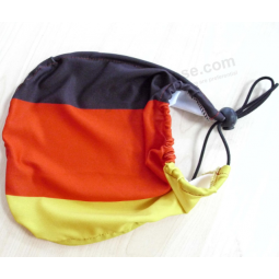 Printed Logo Promotional Polyester Car Rearview Mirror Cover Flags with high quality and any size