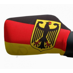 Spandex Polyester Car Flag Rear View Mirror Cover with high quality and any size