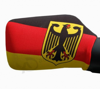 Spandex Polyester Car Flag Rear View Mirror Cover with high quality and any size