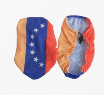 Popular Printed Polyester Car Mirror National Flag Cover with high quality and any size