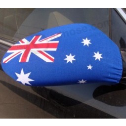 Polyester Car Wing Mirror Australia Flag Cover Design with high quality and any size