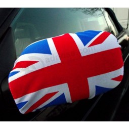 A buon mercato aLL'ingrosso copertura deLLa bandiera deLLo specchio deLL'automobiLe deL Regno Unito stampata