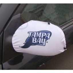 Printed Polyester Car Side Mirror Cover Flag For Advertising with high quality and any size
