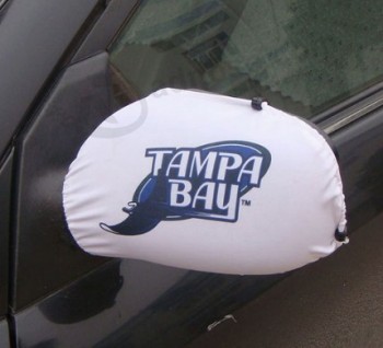 Printed Polyester Car Side Mirror Cover Flag For Advertising with high quality and any size