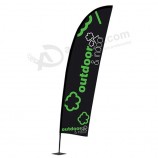 Im freien Strand Werbung Wind Swooper Feder Fahnen Träne fLiegenden Banner und Werbe-Träne Drop Strand FLagge