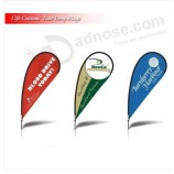 12Ft farbenreiche benutzerdefinierte große Swooper Werbung FLagge Feder Banner