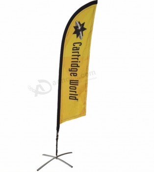 Bannières de défiLement de haute quaLité suspendus poLyester swooper/Drapeau de vent