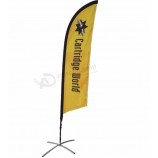 Hanging scroll banners polyester swooper/wind flag with high quality and any size