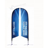 Nach Maß biLLige Teardrop Beach FLag Banner, Swooper Feder FLagge
