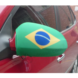 Football Fans Polyester Fabric Car Mirror Sock Cover with high quality and any size