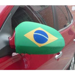 Football Fans Polyester Fabric Car Mirror Sock Cover with high quality and any size