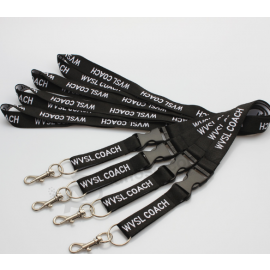 Fashion design EU standard woven polyester lanyard