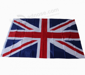 Drapeau de l'Angleterre en gros tricoté drapeaux britanniques de polyester