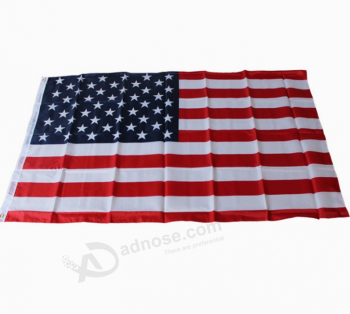 Promotional Wholesale National Flag Fabric American Flag with high quality and any size