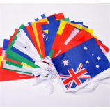 Promotional mini national flag bunting for all countries