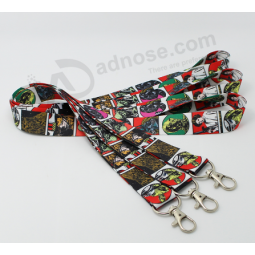 Buntes PoLyester-MuLti-Farbe Logo Lanyard Mode HaLsbänder