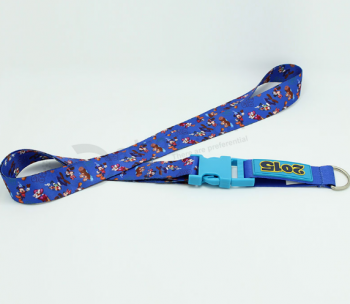 Polyester custom logo classic collection sublimation lanyard snap hook