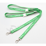 Öko-FreundLiches bedrucktes NyLon-AusweishaLter-Lanyard