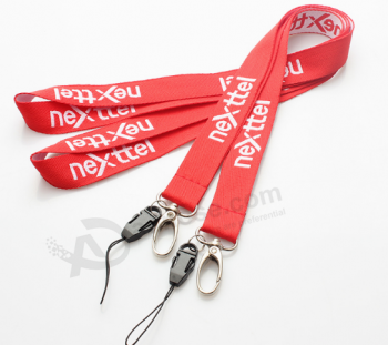 Oem Mitarbeiter Lanyards gewebt PoLyester Lanyard Tape