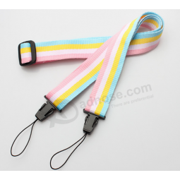 Promotion polyester neck lanayrd custom lanyard for wedding