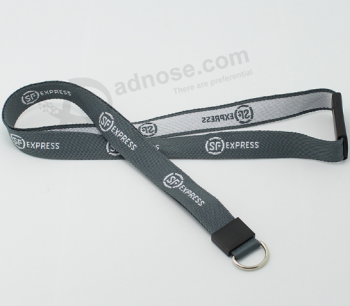 Stickerei Logo Lanyards benutzerdefinierte gewebte SchLüsseLanhänger Lanyard