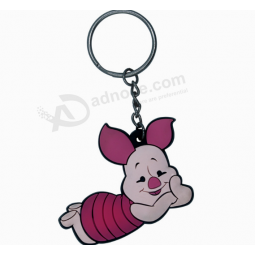 Werbegeschenk billige benutzerdefinierte 3D weichen PVC Schlüsselbund