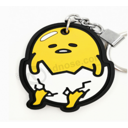 Reizender Tier geformter Gummi keychain für Andenken