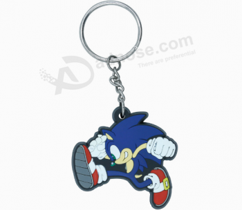 Kids birthday rubber silicone key chains for souvenirs