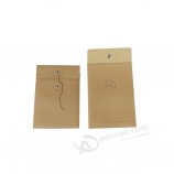 Paper Kraft Envelope With Button and String Closure