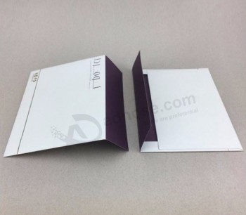 Customized printed laser cutting white kraft paper envelope with cheap price