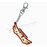 Kundenspezifischer Schlüsselring des Gummis keychain des keychain 3d manufaturer