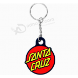 Keychain de borracha feito sob encomenda do pvc do fornecedor profissionaEu com Euogotipo 