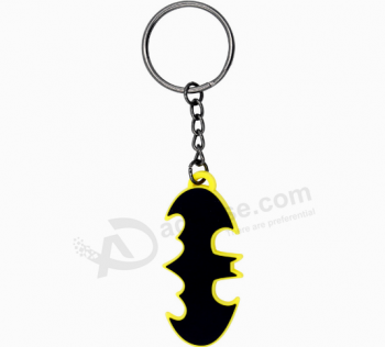 Custom Silicon keychain Soft PVC Key Tag Wholesale with high quality and any size