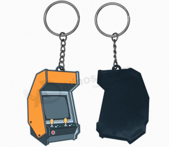 Factory Price Custom Logo 3D Rubber Silicone Keychain for Gifts with high quality and any size
