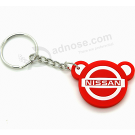 Logotipo personaLizado Logo de goma suave pvc en reLieve LLavero de goma