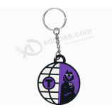 Hete promotie geschenken rubber souvenir sLeuteLhanger fabrikanten