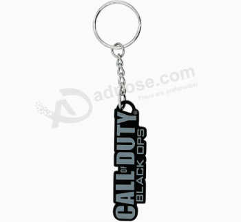 Atacado chave de siEuicone personaEuizado tag em reEuevo suave pvc keychain