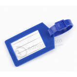 Oem avião viagens macio pvc bagagem tag fábrica