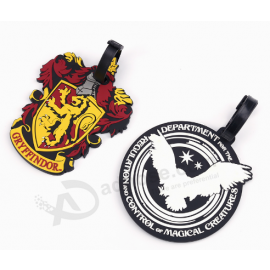 사용자 정의 모양의 소프트 PVC 여행 수하물 태그 도매