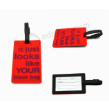 Cheap Promotional Custom Travel PVC Rubber Luggage Tag